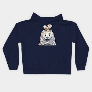 Crinkly plastic bags Kids Hoodie